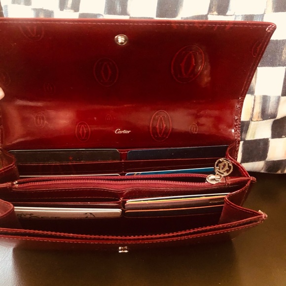 Cartier Women’s Wallet - Oxblood/Burgundy - Picture 3 of 7